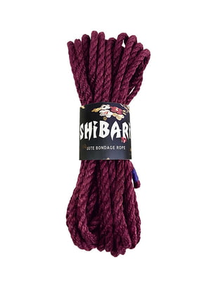 Джутова мотузка для шібарі Feral Feelings Shibari Rope, 8 м фіолетова | 6717458