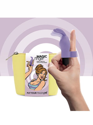 Вібратор на палець FeelzToys Magic Finger Vibrator Purple | 6717683