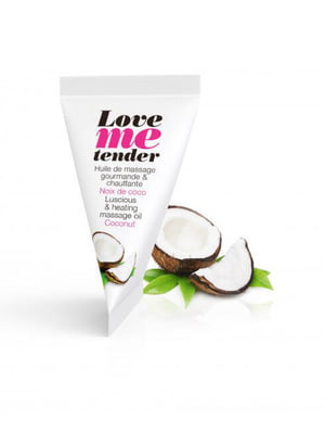 Масажна олія Love To Love - Love Me Tender, Noix De Coco (10 мл), аромат кокоса, без парабенів | 6718189