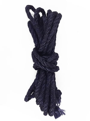 Джутова мотузка BDSM 8 метрів, 6 мм, колір синій | 6718282