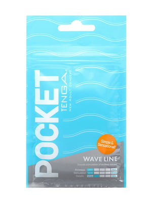 Мастурбатор TENGA Pocket Wave Line | 6718469