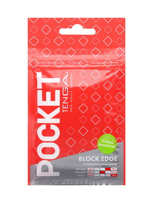 Мастурбатор TENGA Pocket Block Edge | 6718471