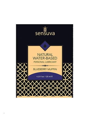 Пробник Sensuva - Natural Water-Based Blueberry Muffin (6 мл) | 6718611