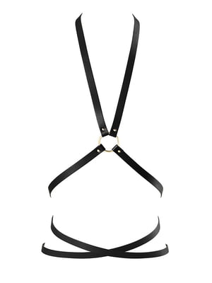 Портупея з екошкіри Bijoux Indiscrets Maze – Multi-Way Body Harness Black | 6718681