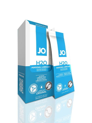 Набір лубрикантів Foil Display Box – JO H2O Lubricant – Original – 12 × 10ml | 6718886