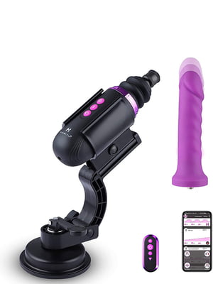 Міні секс-машина Hismith Mini Capsule Sex-Machine with Strong Suction Cup, потужна, перезаряджувана | 6718914