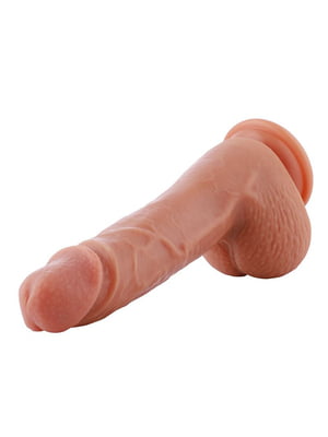 Ультрареалістичний фалоімітатор для секс-машин Hismith 8.3″ 2-layers Silicone Flesh Dildo, 2-шаровий | 6718921