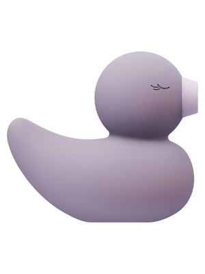 Вакуумний вібратор-качечка CuteVibe Ducky Grey | 6719150