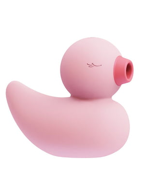Вакуумний вібратор-качечка CuteVibe Ducky Pink | 6719151