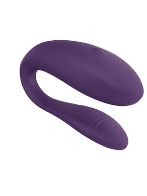 Недорогий вібратор для пар We-Vibe Unite Purple, однокнопковий пульт ДК | 6719461