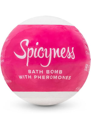 Бомбочка для ванни з феромонами Obsessive Bath bomb with pheromones Spicy (100 г) | 6719977