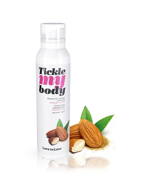 Масажна піна Love To Love Tickle my body Sweet almonds (150 мл), зволожувальна | 6720064