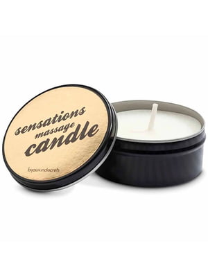 Масажна свічка Bijoux Indiscrets Scented Massage Candle (35 г), жасмин-троянда | 6720078