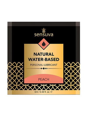 Пробник Sensuva — Natural Water-Based Peach (6 мл) | 6720088