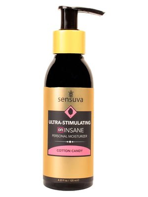 Збуджувальна змазка на гібридній основі Sensuva Ultra-Stimulating On Insane Cotton Candy (125 мл) | 6720094