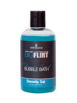 Піна для ванни Sensuva — Big Flirt Pheromone Bubble Bath — Sensually Soft (237 мл) | 6720102