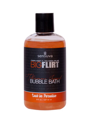 Піна для ванни Sensuva — Big Flirt Pheromone Bubble Bath — Lust in Paradise (237 мл) | 6720103