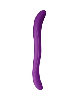 Подвійний фалоімітатор Wooomy Twoooney Semirealistic Double Dong Purple, діаметр 3 та 3,8 см | 6720418