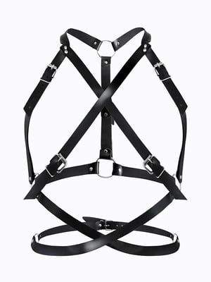 Портупея жіноча Art of Sex - Agnessa Leather harness, Чорний XS-M | 6720586