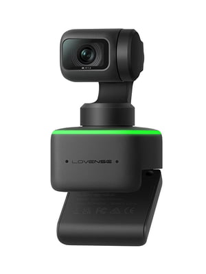 4К вебкамера зі штучним інтелектом Lovense WebCam, для стріму, активація чайовими | 6720733