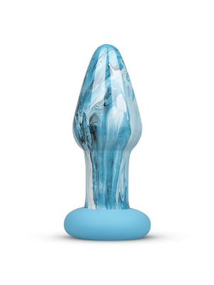 Скляна анальна пробка Gildo - Ocean Curl Glass Butt plug | 6720973