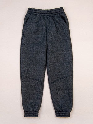 Темно-сірі спортивні штани з кишенями та манжетами | 6722009