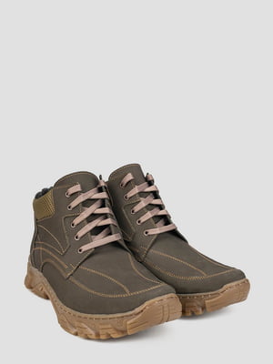 Зимові кросівки із натурального нубуку світло-коричневого кольору | 6722261