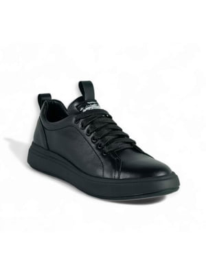 Кроссовки кожаные черные | 6725025