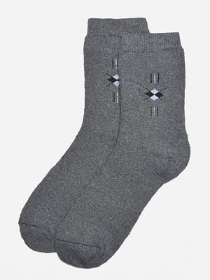 Шкарпетки махрові сірі | 6725914