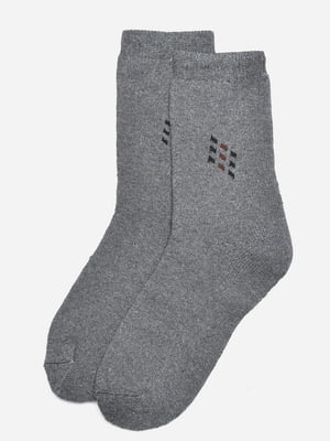 Шкарпетки махрові сірі | 6725917