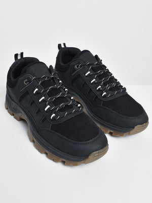 Ботинки черные на шнуровке | 6726060
