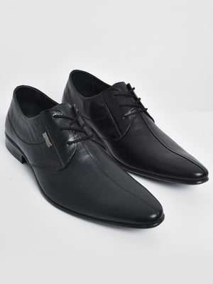 Туфли черные классические на шнуровке | 6726065