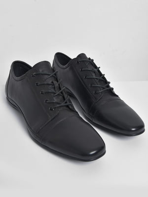 Туфлі чорні класичні на шнурівці | 6726073