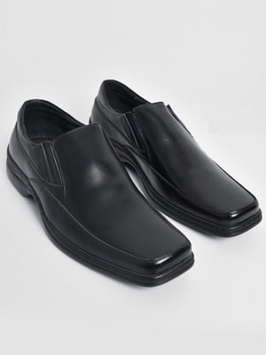 Туфли черные с квадратным носком | 6726085