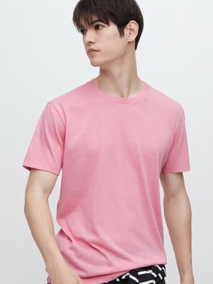 Базовая футболка розового цвета | 6729740
