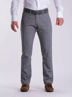 Сірі класичні штани з кишенями | 6726246