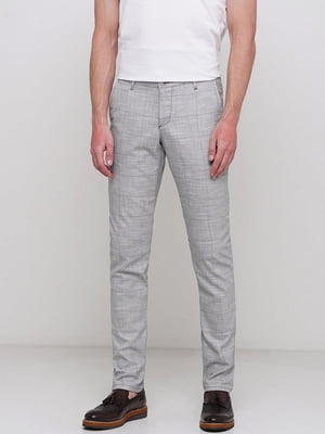 Світло-сірі класичні штани з кишенями | 6726250