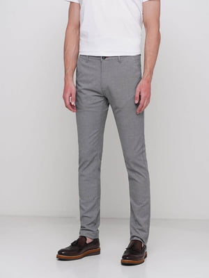 Сірі класичні штани з кишенями | 6726264