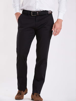 Чорні класичні штани з кишенями | 6726272