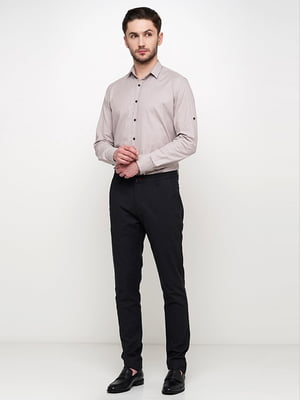 Черные классические брюки с карманами | 6726291
