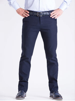 Синие брюки с карманами | 6726300