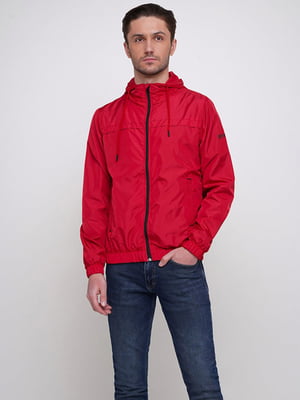 Червона куртка з капюшоном | 6726307