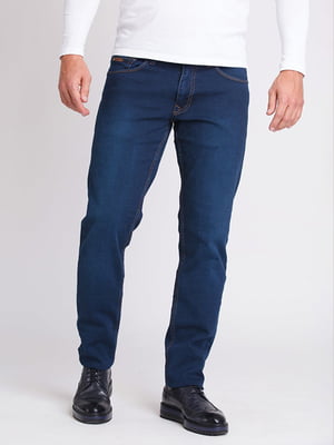 Сині джинси прямого крою | 6726316