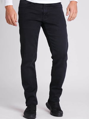 Чорні джинси прямого крою | 6726318