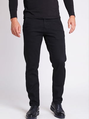 Чорні джинси прямого крою | 6726322