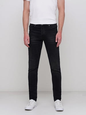 Чорні джинси прямого крою | 6726330