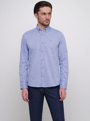 Светло-синяя классическая рубашка | 6726464
