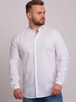 Біла класична сорочка на ґудзиках | 6726565