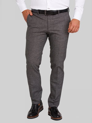 Сірі класичні штани з кишенями | 6726841
