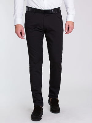 Чорні класичні штани з кишенями | 6727045